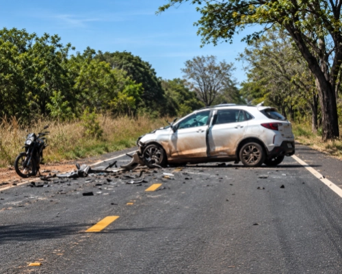 Colisão entre carro e caminhão deixa feridos na rodovia MT-060, próximo ao distrito de Cangas